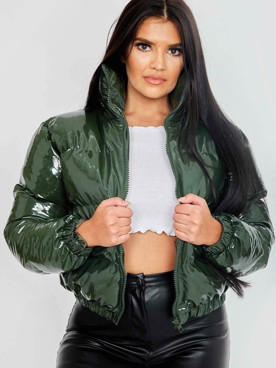 Cropped puffer Jacket